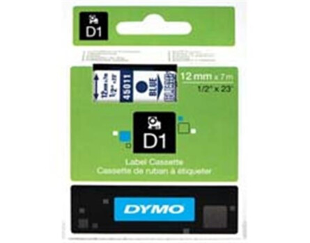 Páska Dymo 45011 (Modrá/průsvitná) D1 Standardní pásky 12mm