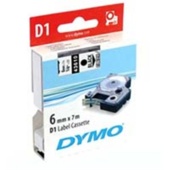 Páska Dymo 43610 (Černý tisk/průsvitný podklad) D1
