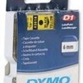 Páska Dymo 43618 (Černý tisk/žlutý podklad)