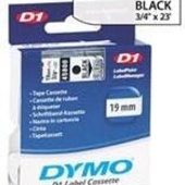 Páska Dymo 45800 (Černý tisk/průsvitný podklad) (19 mm)