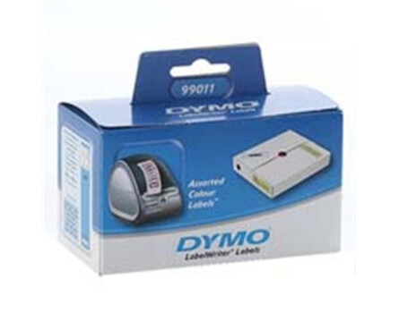 Dymo 99011 'Štítky v barvě žluté, růžové, modré a zelené' (89x28)
