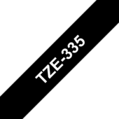 Páska Brother TZ-335 - originální (Bílý tisk/černý podklad)