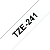 Páska Brother TZ-241 - originální (Černý tisk/bílý podklad)