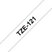 Páska Brother TZ-121 - originální (Černý tisk/průsvitný podklad)