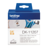 Brother DK-11207 (papírové / CD, DVD štítek) 58x58 mm, 100 ks
