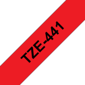 Páska Brother TZ-441 - originální (Černý tisk/červený podklad)