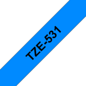 Páska Brother TZE-531 - originální (Černý tisk/modrý podklad)