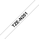 Páska Brother TZE-N201 - originální (Černý tisk/bílý podklad)