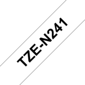 Páska Brother TZ-N241 - originální (Černý tisk/bílý podklad)