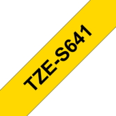 Páska Brother TZ-S641 - originální (Černý tisk/žlutý podklad)