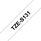 Páska Brother TZ-S131 - originální (Černý tisk/průsvitný podklad)