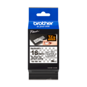 Páska Brother TZ-SE4 - originální (Černý tisk/bílý podklad)