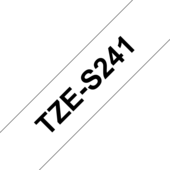 Páska Brother TZ-S241 - originální (Černý tisk/bílý podklad)